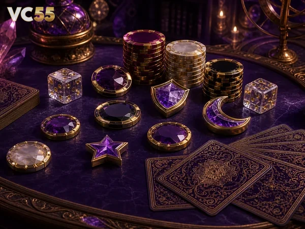 Layar permainan Monster Dice saat dadu sedang dimainkan
